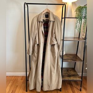 Vintage lined trench coat
